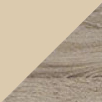 NATURAL RATTAN-BEIGE CUSHION